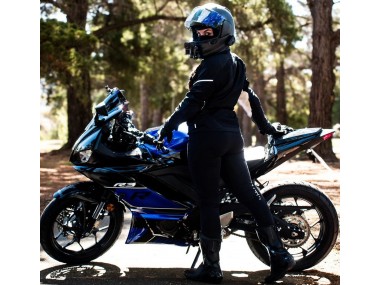 Yamaha YZF R3/R25 Motorrad Verkleidung 2022-2024 - Blau Glanzendes Schwarz