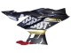 Yamaha YZF R3/R25 Motorrad Verkleidung 2022-2024 - Schwarzer Carbonfaser Stil Goldrot ABBOT