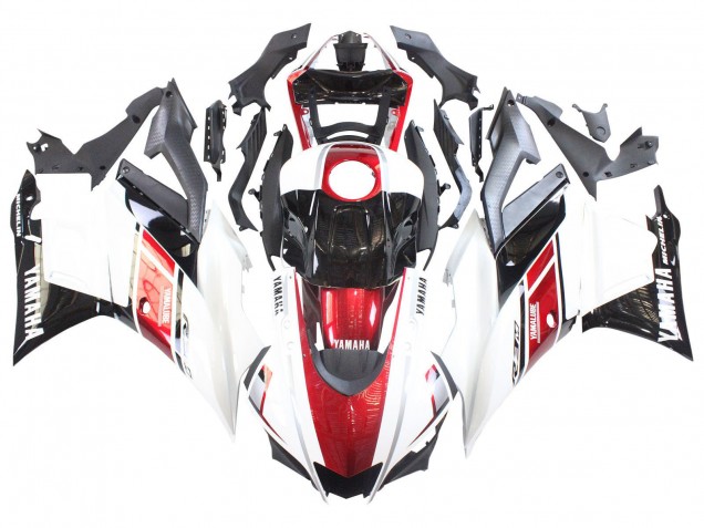 Yamaha YZF R3/R25 Motorrad Verkleidung 2022-2024 - Weiss Rot Schwarz Yamalube