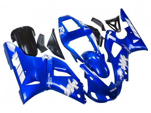 Yamaha YZF 1000 R1 Motorrad Verkleidung 1998-1999 - Blau Weiss