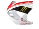 Yamaha YZF 1000 R1 Motorrad Verkleidung 1998-1999 - Rot Weiss Schwarz Gelb Monster Milwaukee MAXXIS 11