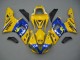 Yamaha YZF 1000 R1 Motorrad Verkleidung 2000-2001 - Weiss Gelb Blau Motul Kamel