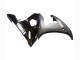 Yamaha YZF R6S Motorrad Verkleidung 2006-2009 - Glanzendes Schwarz Matt Schwarz Weiss Aufkleber