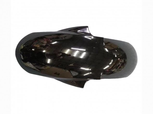 Yamaha YZF R6S Motorrad Verkleidung 2006-2009 - Glanzendes Schwarz Matt Schwarz Weiss Aufkleber