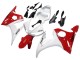 Yamaha YZF R6S Motorrad Verkleidung 2006-2009 - Weiss Rot
