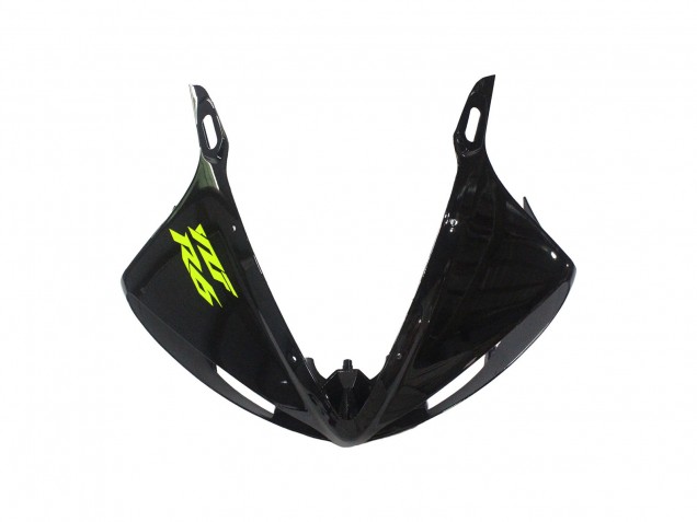 Yamaha YZF R6S Motorrad Verkleidung 2006-2009 - Glanzendes Schwarz Neon Gelb