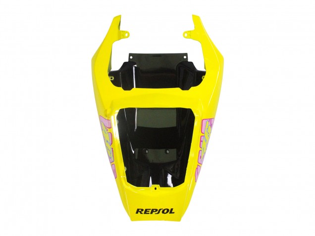 Yamaha YZF R6S Motorrad Verkleidung 2006-2009 - Gelb Rosa Glanzendes Schwarz Rossi Repsol 46