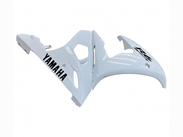 Yamaha YZF R6S Motorrad Verkleidung 2006-2009 - Weiss Schwarz Aufkleber