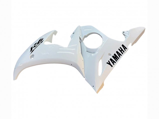Yamaha YZF R6S Motorrad Verkleidung 2006-2009 - Weiss Schwarz Aufkleber