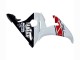 Yamaha YZF R6S Motorrad Verkleidung 2006-2009 - Weiss Rot Glanzendes Schwarz Motul