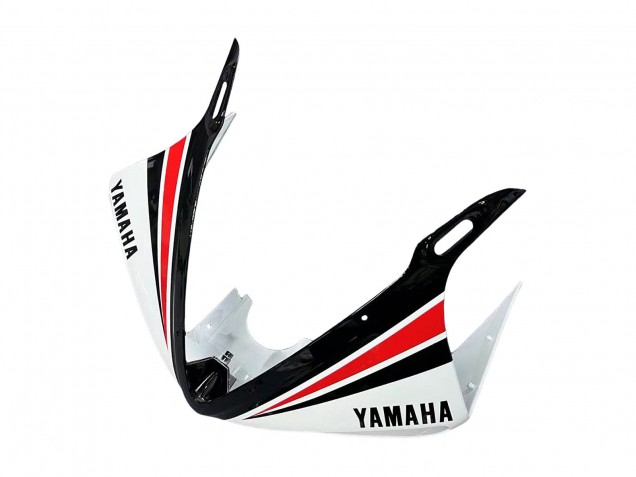 Yamaha YZF R6S Motorrad Verkleidung 2006-2009 - Weiss Rot Glanzendes Schwarz Motul
