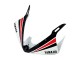 Yamaha YZF R6S Motorrad Verkleidung 2006-2009 - Weiss Rot Glanzendes Schwarz Motul
