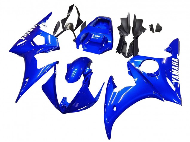 Yamaha YZF 600 R6 Motorrad Verkleidung 2005 - Blau