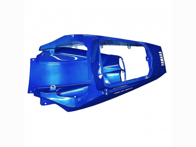 Yamaha YZF 600 R6 Motorrad Verkleidung 2005 - Blau Matt Schwarz