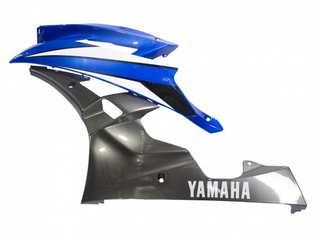Yamaha YZF 600 R6 Motorrad Verkleidung 2006-2007 - Blau Weiss Glanzendes Schwarz