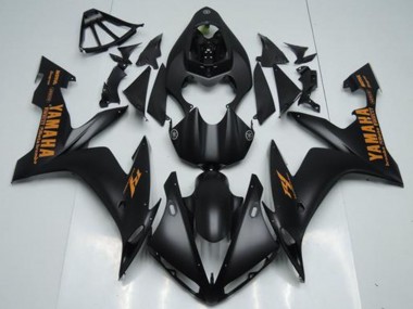 Yamaha YZF R1 Motorrad Verkleidung 2004-2006 - Matt Schwarz Orange