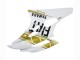 Yamaha YZF 600 R6 Motorrad Verkleidung 2006-2007 - Weiss Gold Schwarz Fiat