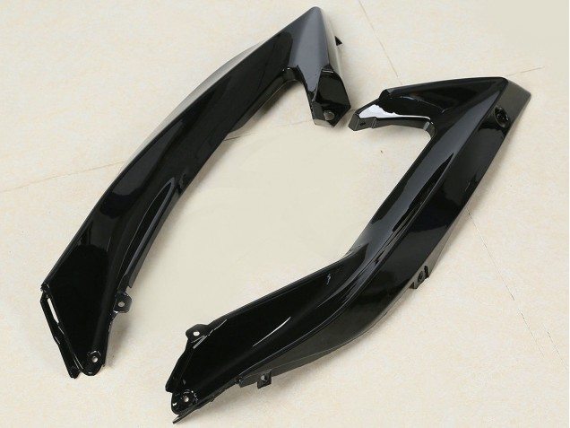 Yamaha YZF 600 R6 Motorrad Verkleidung 2006-2007 - Glanzendes Schwarz Matt Schwarz Weiss Motul Michelin