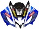 Yamaha YZF 600 R6 Motorrad Verkleidung 2006-2007 - Weiss Blau Schwarz Fimer Volvo Yamalube Sterilgarda