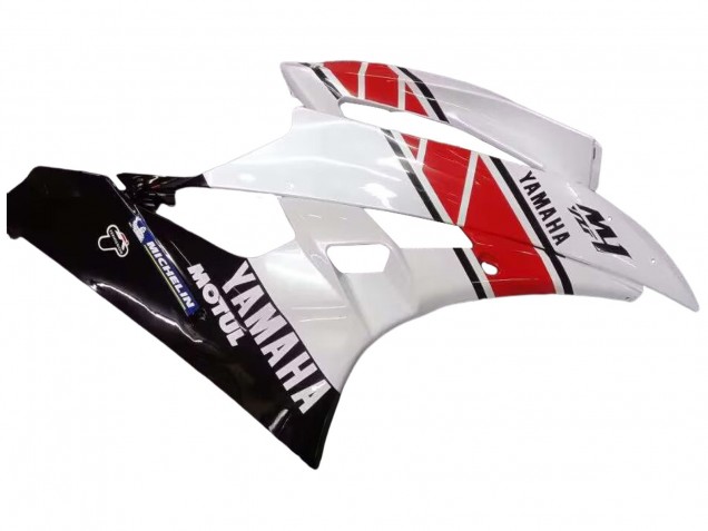 Yamaha YZF 600 R6 Motorrad Verkleidung 2006-2007 - Weiss Rot Schwarz Motul