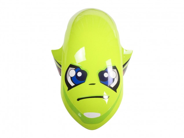 Yamaha YZF 600 R6 Motorrad Verkleidung 2006-2007 - Blau Neon Grun Schwarz Hai