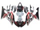 Yamaha YZF 600 R6 Motorrad Verkleidung 2008-2016 - Silber Schwarz Rot Hai 4