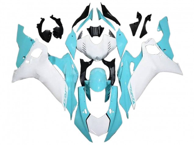 Yamaha YZF 600 R6 Motorrad Verkleidung 2017-2023 - Weiss Hellblau