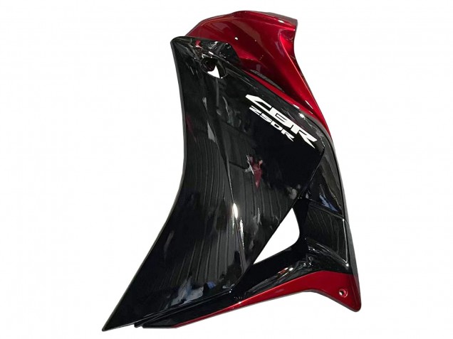 Honda CBR250RR Motorrad Verkleidung 2011-2015 - Glanzendes Schwarz Rot