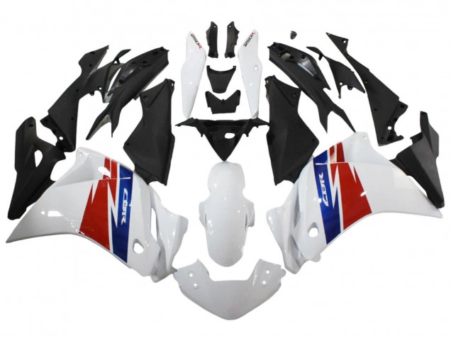 Honda CBR250RR Motorrad Verkleidung 2011-2015 - Weiss Rot Blau