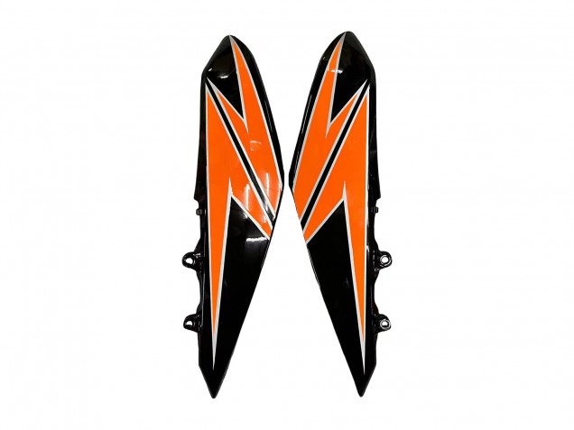 Kawasaki Z1000 Motorrad Verkleidung 2010-2013 - Orange Glanzendes Schwarz