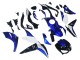 Kawasaki Z1000 Motorrad Verkleidung 2014-2019 - Weiss Blau Schwarz