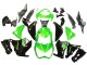Kawasaki Z800 Motorrad Verkleidung 2013-2018 - Grun Glanzendes Schwarz