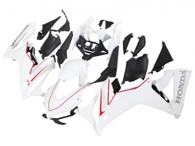 Honda CBR650R Motorrad Verkleidung 2019-2020 - Weiss Rot Schwarz