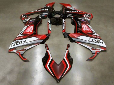 Honda CBR650R Motorrad Verkleidung 2021-2023 - Weiss Rot Glanzendes Schwarz HRC