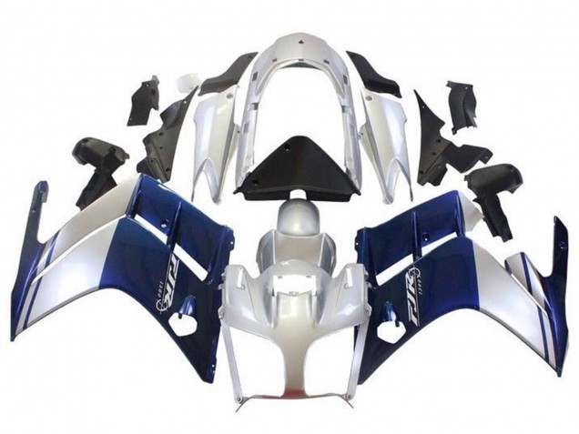 Yamaha FJR1300 Motorrad Verkleidung 2007-2012 - Dunkel Blau Silber