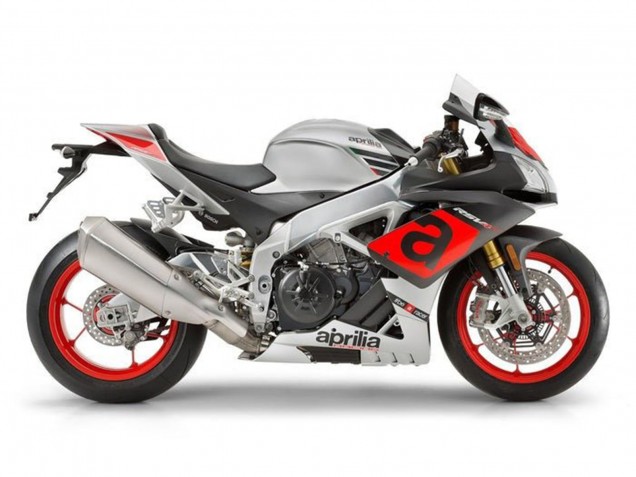 Aprilia RSV4 1000 Motorrad Verkleidung 2016-2020 - Silber Rot Schwarz