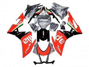 Aprilia RSV4 1000 Motorrad Verkleidung 2016-2020 - Rot Silber Schwarz Grun Weiss