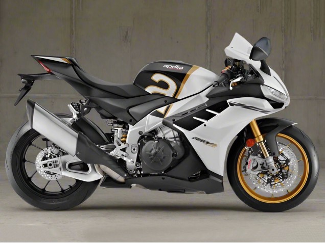 Aprilia RSV4 1100 Motorrad Verkleidung 2021-2024 - Weiss Schwarz Gold