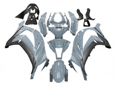 Kawasaki ZX10R Motorrad Verkleidung 2011-2015 - Nardo Grau Matt Schwarz