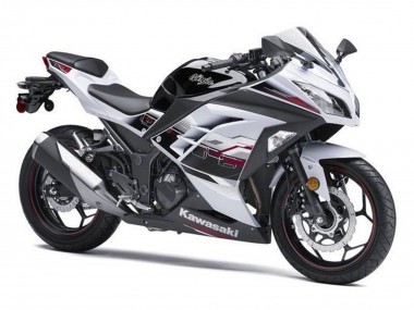 Kawasaki EX300 Motorrad Verkleidung 2013-2024 - Weiss Schwarz Rot Accents