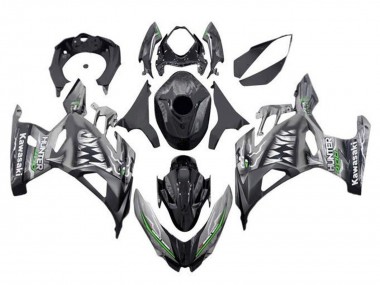 Kawasaki Ninja 400 Motorrad Verkleidung 2018-2024 - Nardo Grau Schwarz Hai