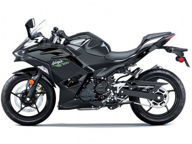 Kawasaki Ninja 500 EX500R Motorrad Verkleidung 2024-2025 - Glanzendes Schwarz