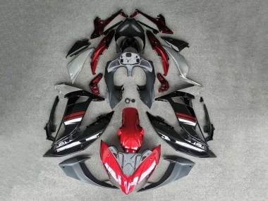 Kawasaki Ninja 650 EX650 Motorrad Verkleidung 2017-2019 - Rot Schwarz Weiss