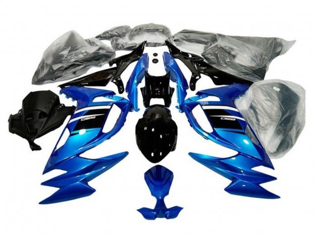 Kawasaki Ninja 650 EX650 Motorrad Verkleidung 2020-2024 - Blau Weiss Schwarz