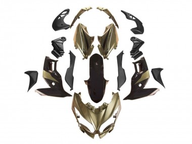 Kawasaki Versys 650 Motorrad Verkleidung 2015-2021 - Gold Schwarz