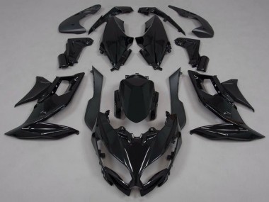 Kawasaki Versys 650 Motorrad Verkleidung 2015-2021 - Glanzendes Schwarz