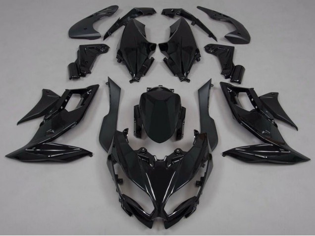Kawasaki Versys 650 Motorrad Verkleidung 2015-2021 - Glanzendes Schwarz