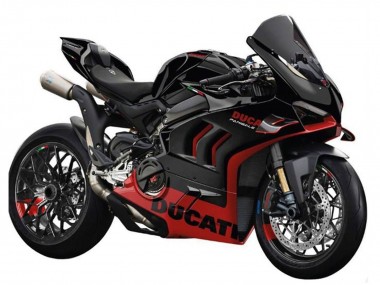 Ducati Panigale V4 V4S Motorrad Verkleidung 2022-2024 - Schwarz Rot