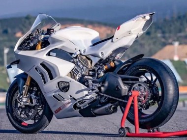 Ducati Panigale V4 V4S Motorrad Verkleidung 2022-2024 - Weiss