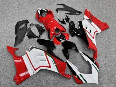 Ducati Panigale V4 V4S Motorrad Verkleidung 2020-2021 - Weiss Rot Glanzendes Schwarz Grun
